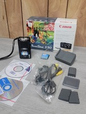 Camera - Canon PowerShot S50 5.0MP 3x Optical Zoom Digital Black, 2 Batteries..