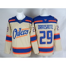 NEU LEON DRAISAITL #29 LANGARM NHL TRIKOT HOCKEY SPORT TOP ERWACHSENE