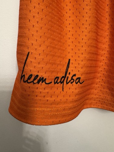 Heem Adisa Shorts Kids Medium Orange Lined Drawstring - Picture 6 of 7