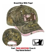 Ladies/Women's Major League Bowhunter Realtree Xtra Camo Deer Hunting Cap/Hat