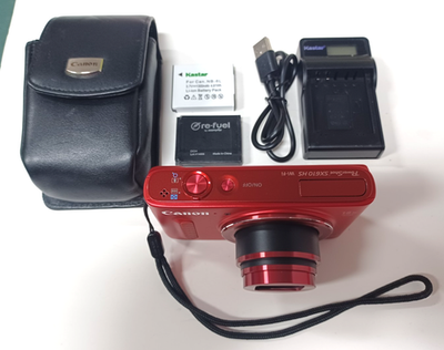 #ad Canon PowerShot SX610 HS 20.2MP Digital Camera 18x Optical Zoom Red MINT Cond. $297.95