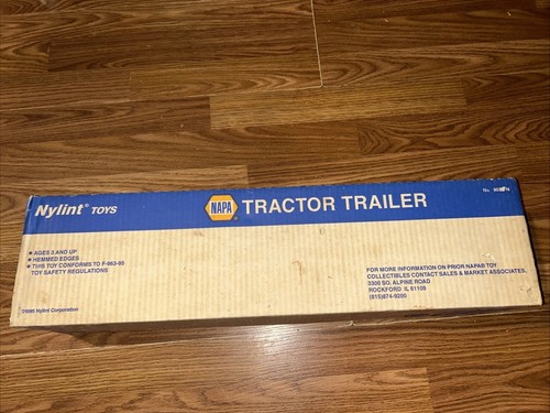 1995 Nylint Toys Napa Auto Parts Tractor Trailer Metal Steel Plastic Vintage - Picture 5 of 6