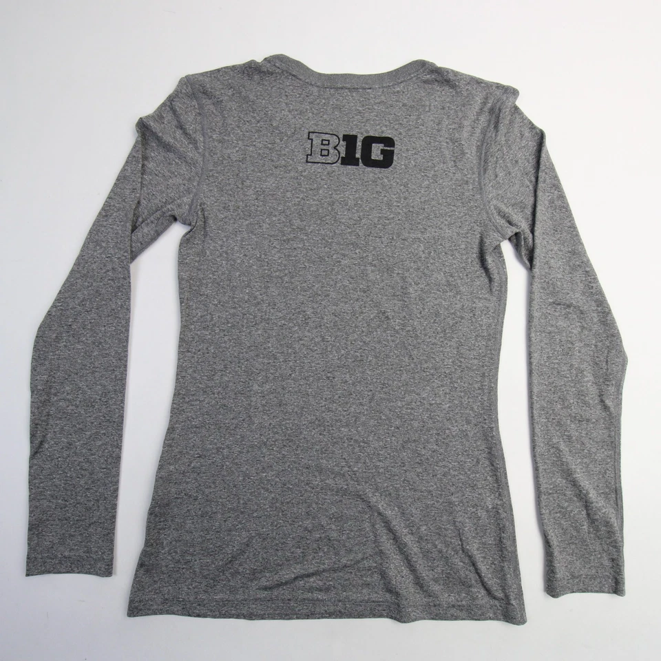 Minnesota Golden Gophers Nike Dri-Fit Long Sleeve Shirt Women's Gray Used - Image 3 of 4