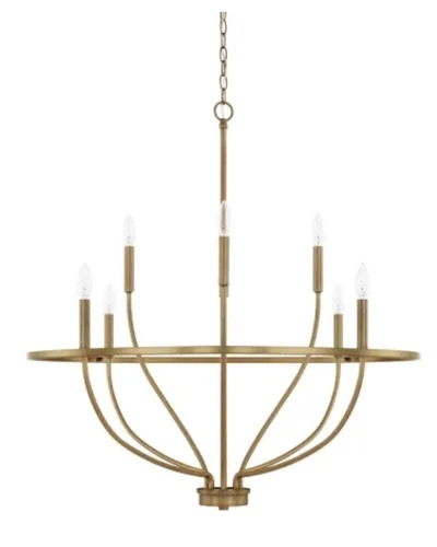 Capital Lighting Greyson 8 Light 34" Wide Taper Candle Chandelier - Picture 1 of 3