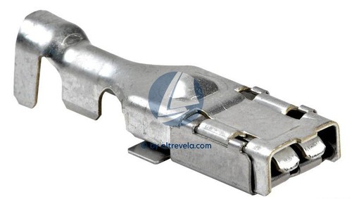 Faston Femmina per Cavi 4/6 mm² - Connettore Completo Nautico con Tasselli e ... - Foto 1 di 2