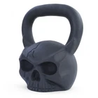 20 kg Skull Kettlebell - Original Cast Iron Weights with Skull Shaped Design