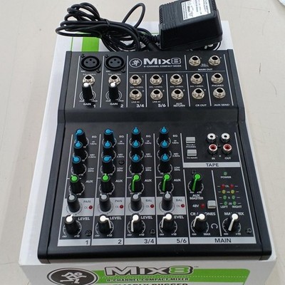 MACKIE MIX8 Audio Mixer Kompakte USB Schnittstelle 8 Kanal Professional Ready