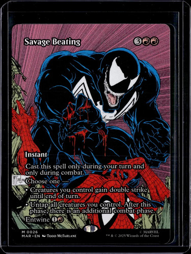 Savage Beating - 26 - MAR - NM - MTG Magic the Gathering