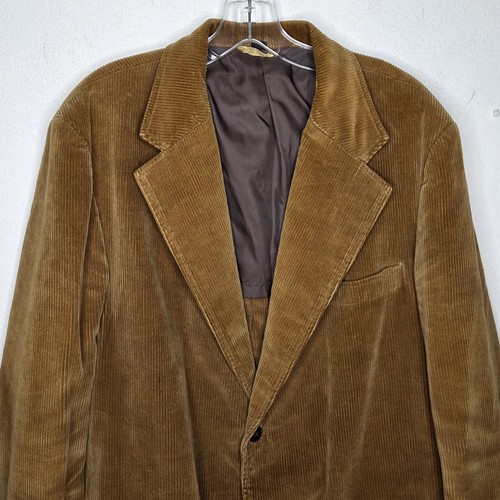 Vintage 60er Einhorn Marke Cord Sakko Herren L 46 Blazer Braun Japan Academia  - Bild 3 von 11