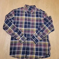 J. Crew Men's Classic Plaid Button Down Flannel Shirt XXL 2XL