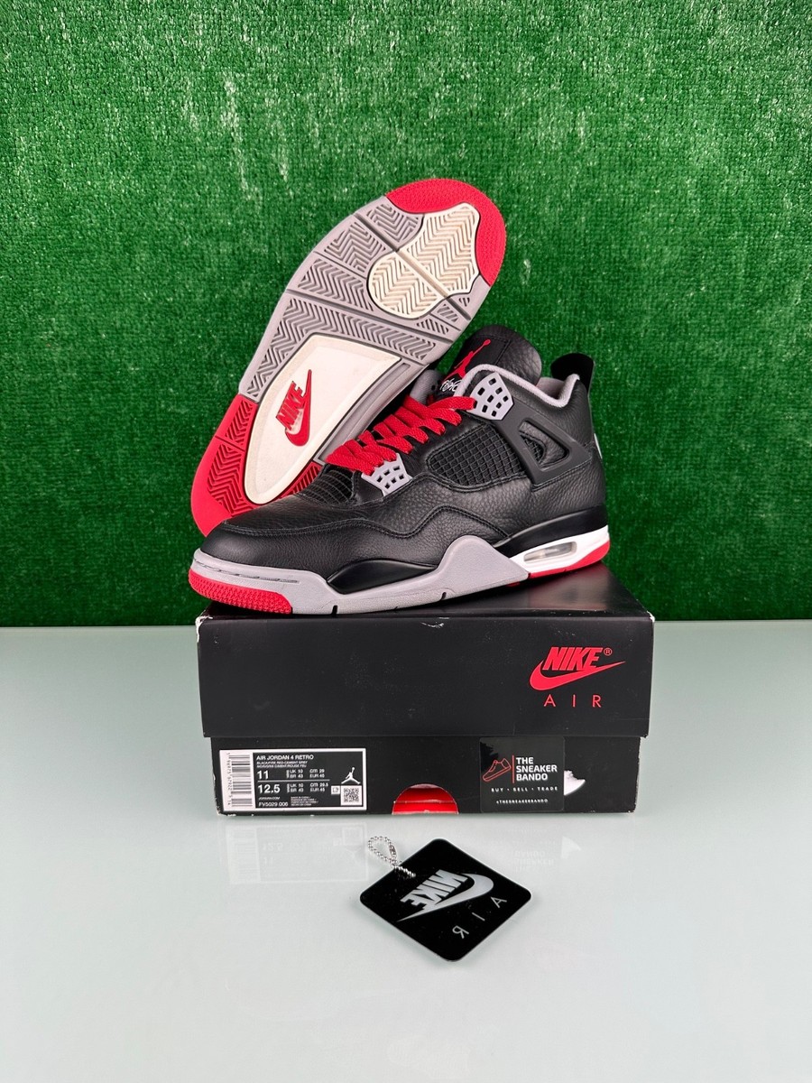 Size 11 - Air Jordan 4 Retro Bred Reimagined (CLEAN!) | eBay