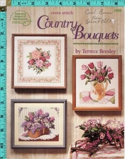 "Country Bouquets" ©1996 American School of Needlework Cross Stitch Leaflet 3680