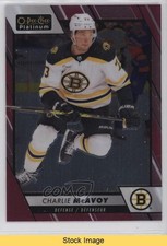 2023-24 O-Pee-Chee Platinum Matte Pink Charlie McAvoy #36 READ 0cd3
