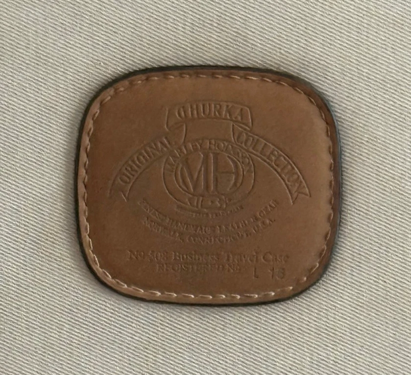 Estuche de viaje de negocios Ghurka 508 maletín usado en buen estado ver detalles. Foto 2 de 4