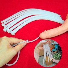 4/8pcs Male Silicone Sounding Plug Urethral Stretcher Dilator Penis Stretching