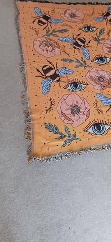 Manta tejida de abejorro manta de picnic fundas de sofá 130 x 160 CM - Imagen 7 de 8
