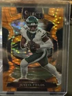 2025 Panini Select Football Neon Orange Pulsar Justin Fields #75