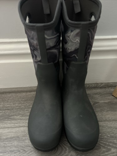 Bogs Women’s Tall Winter Waterproof Insulated Boots Size 9 Gray Galaxy