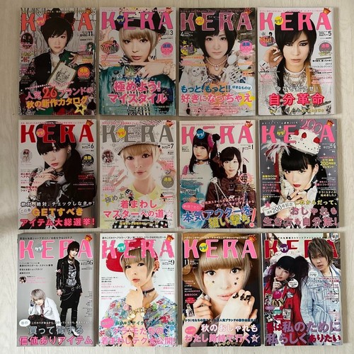 KERA 12er Set Japanisches Gothic Lolita Street Fashion Magazin Cawaii 2013-2017