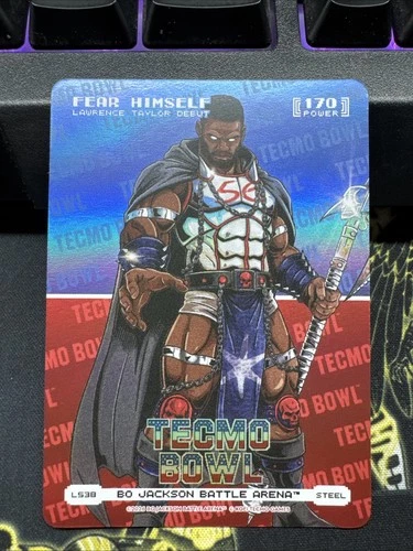 2026 Bo Jackson Battle Arena Tecmo Bowl Fear Himself Steel Logofoil L538