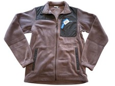 Columbia Men's Granite Steens Mountain Overlay Fleece Jacket Black/Plum XM4487.