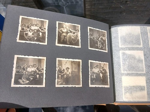 1 Fotoalbum leer + 1 Fotoalbum 50 er Jahre mit 230 Fotos Familie Autos Zoo Halle - Bild 4 von 18