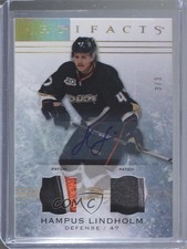 2014-15 Artifacts Gold Spectrum Patch/Patch /3 Hampus Lindholm #11 Patch Auto