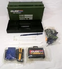 1993 GI Joe 12" Figure Foot Locker Accessory Part Storage With Some Parts Unused