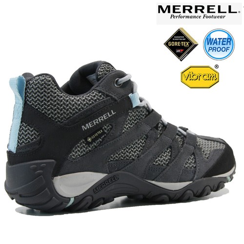 LADIES MERRELL HIKING BOOTS WATERPROOF GORETEX ANKLE WALKING TRAIL TREK TRAINERS - Picture 15 of 25