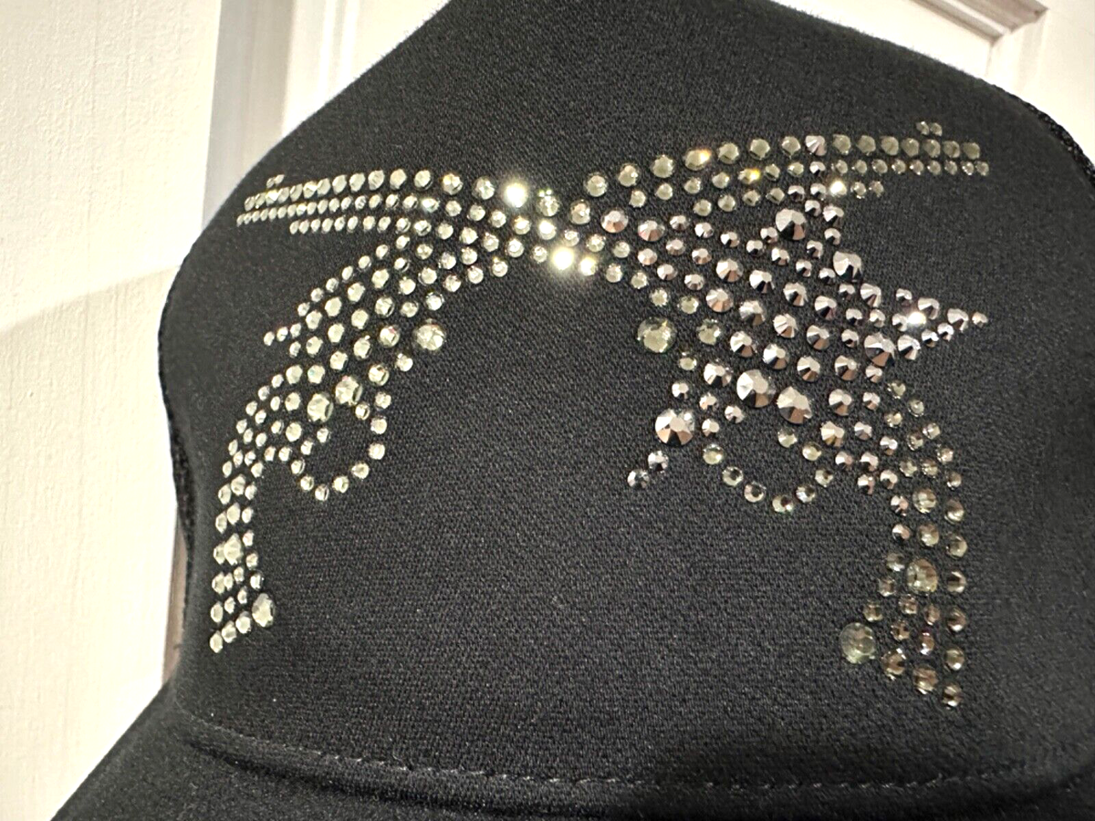 Roarguns crossgun Swarovski trucker hat, Roarguns Japan love