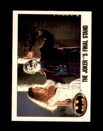 1989 Topps Batman - Glossy #123 The Joker's Final Stand! NrMT-MT or Better - Afbeelding 1 van 2