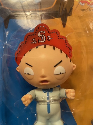 Figura de acción Stewie serie 1 para hombre de familia variante de ojos rara sin usar y en caja juguete Mezco  - Imagen 2 de 4