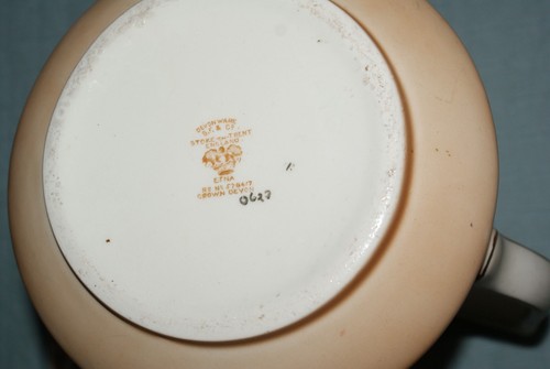 Devon Ware Krug, Pfirsich & weiße Rosenswags Ätna von FIELDINGS, S & CO. - Bild 9 von 11