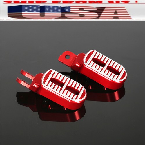 US 3D Front Foot Pegs Pedals Rider For Honda CB750 CB1000F CB1100/A/E/S/SF X11 - Picture 1 of 10