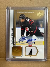 2023 Upper Deck Team Canada Natalie Spooner Auto Autograph Patch #2