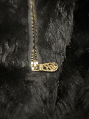 Rocawear 100 % Rabbit Fur Jacket Collared Fully Lined Zip Women XL See Notes - Picture 3 of 16