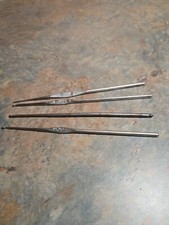 Vintage Crochet hook lot of 4 Sunlight, Boye, DeLux, unknow Metal 3,6,13,unknow