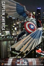 Marvel Captain America The Falcon Sam Wilson Figurine 1:6 Figure Hot Toys TMS040