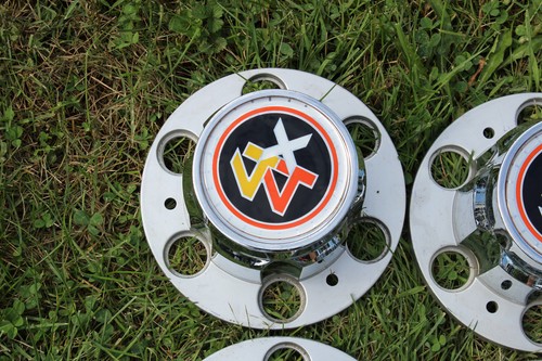 5 ~ 1973-1991 Chevy Blazer K5 4X4 6 Lug Rally Wheel Center Caps ~ Aftermarket? ~ - Picture 3 of 12