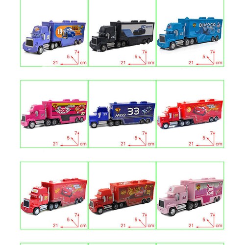 Cars Lightning McQueen Mack Hauler Truck & Car Set Model Gift Toys Disney Pixar - Picture 7 of 151