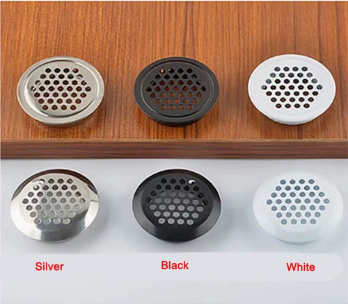 19-81mm Stainless Steel Round Air Vent Grille Cover Cabinet Wardrobe Ventilation - Picture 13 of 54
