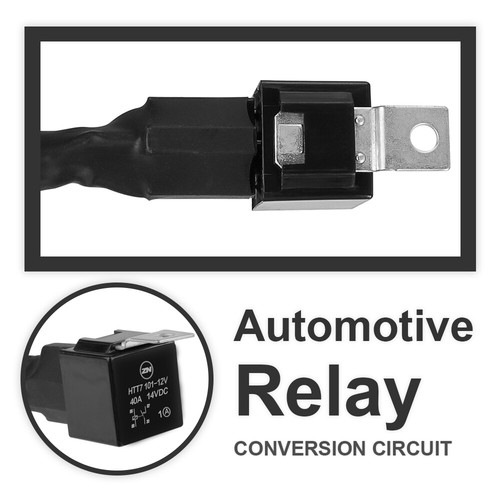 Wiring Harness Kit ON-OFF Switch Offroad Relay Fuse LED Work Light Bar 2-Lead US - Bild 4 von 9