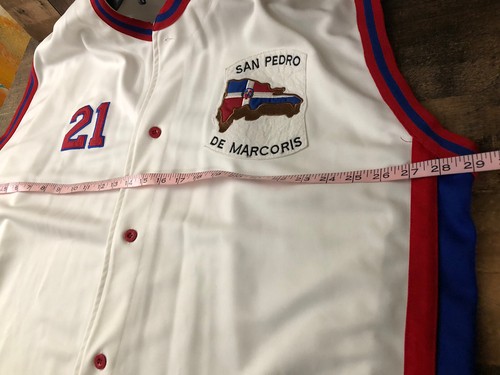 Rarissima maglia Sammy Sosa 3XL scuola cortile leggende baseball vintage - Foto 21 di 24