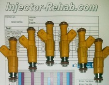 *Cleaned & Flow Tested*1987- 1995 Jeep Cherokee 4.0L Bosch Fuel Injector Upgrade