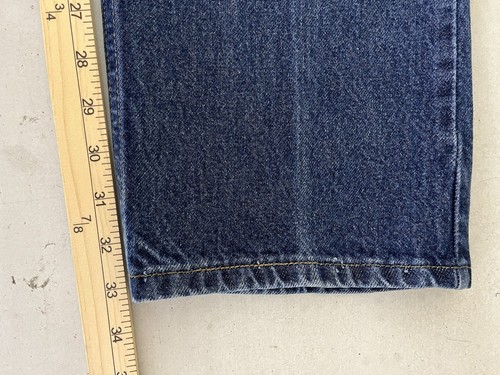 Levi's Men's blue jeans 505 sz 36 X 34 Regular Fit Straight Leg Jeans Dark Wash - Picture 12 of 13