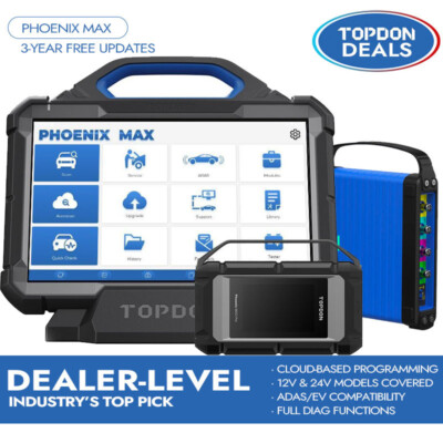 2025 TOPDON Phoenix Max Pro Advanced Diagnositc Scan With 4-Channel Oscilloscope