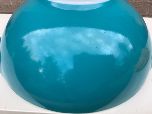 Vintage Pyrex Horizon blau Aschenputtel Rührschüssel #444 #442 - Bild 6 von 22