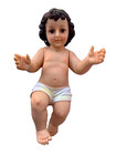 Niño Jesus 12" Manos MoviblesNativity Christmas Figurine Eye GlassBaby Jesus,New