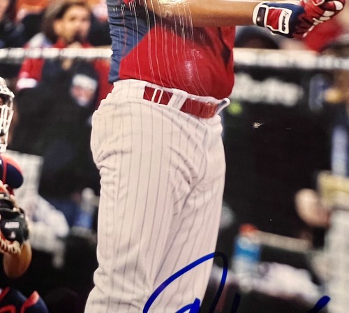 JOSH NAYLOR Signed CLEVELAND Guardians 8x10 Photo 2022 ALDS - Picture 2 of 2