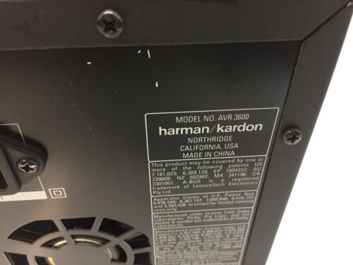 Harman Kardon AVR-3600 7.1 HDMI Receiver - Picture 4 of 4